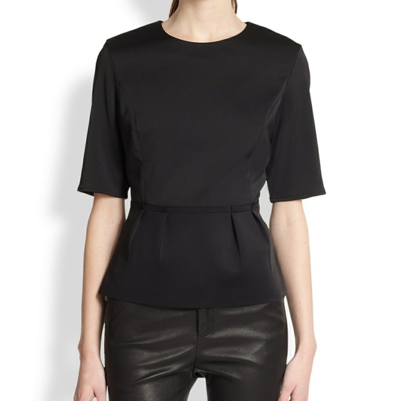 J Brand Tops - J Brand Neoprene Peplum Top